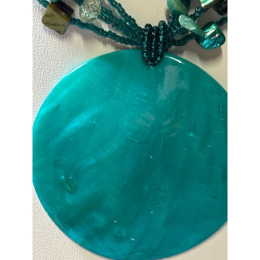 #34 Multi-Strand Turquoise Shell - Picture 3 of 6